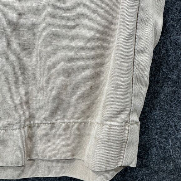 Eileen Fisher Pants Women's Medium Beige Pull On Lightweight Elastic Waist - Picture 7 of 10